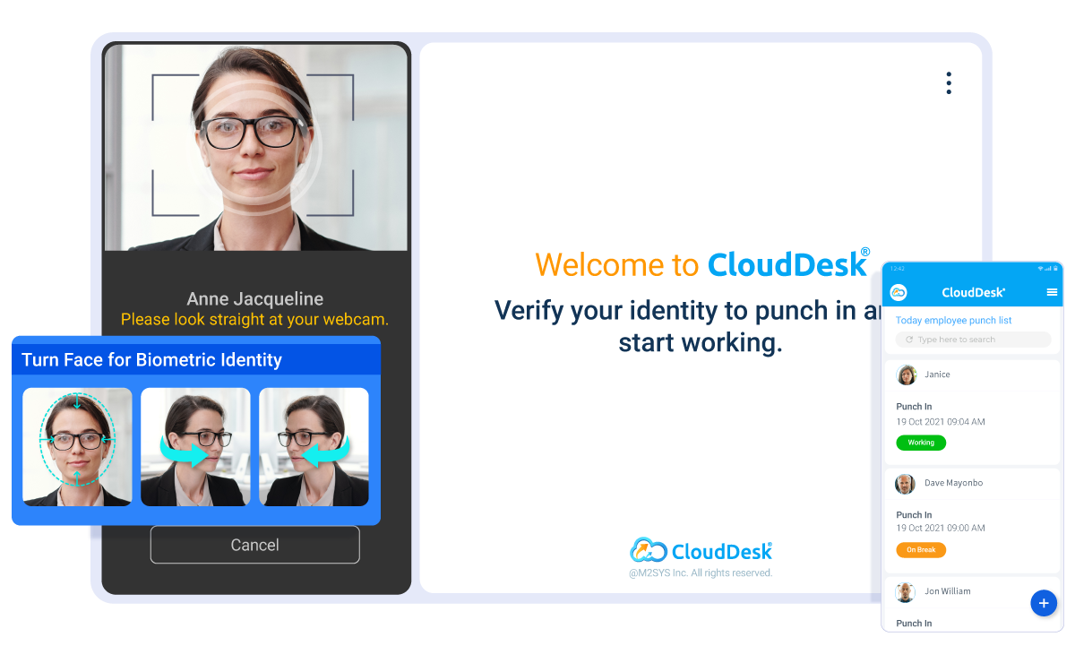 clouddesk-face-identity-verification-dashboard