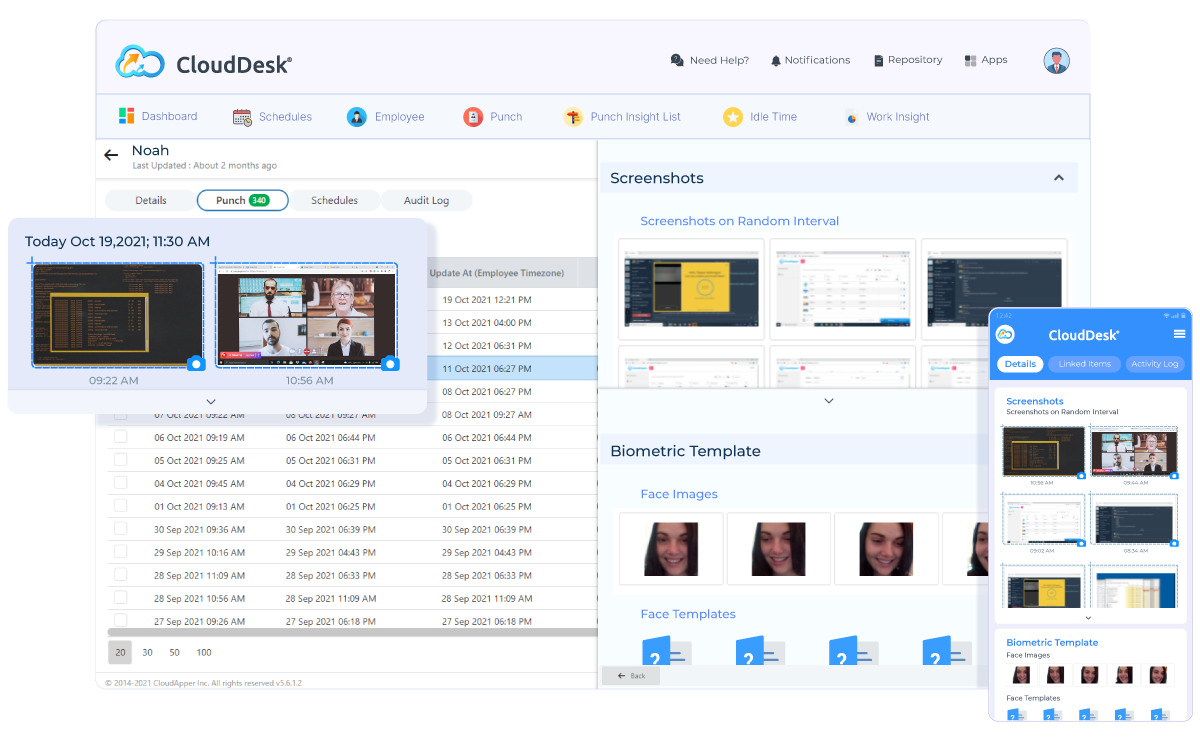 clouddesk-screenshot-and-activity-monitoring-dashboard